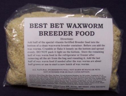 Waxworm Breeder Kit Food