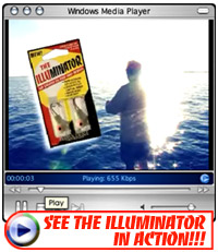 CLICK TO SEE THE ILLUMINATOR LIGHTED FISHING JIG IN ACTION CATCHING FISH